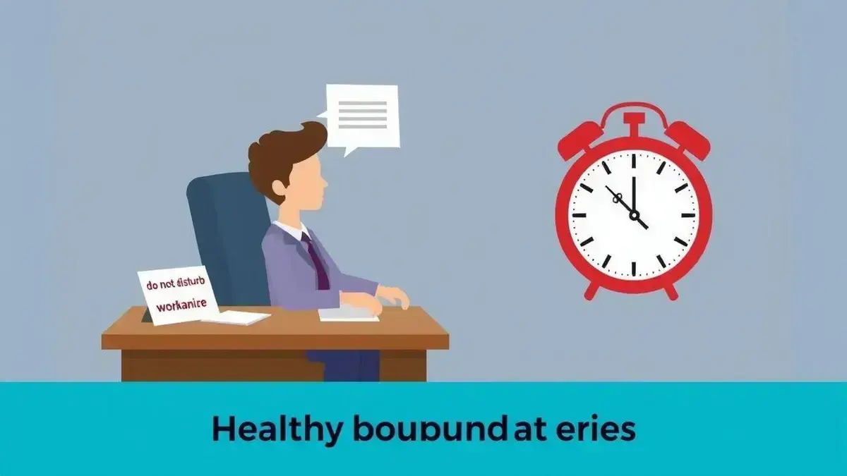 Como estabelecer limites saudáveis no trabalho