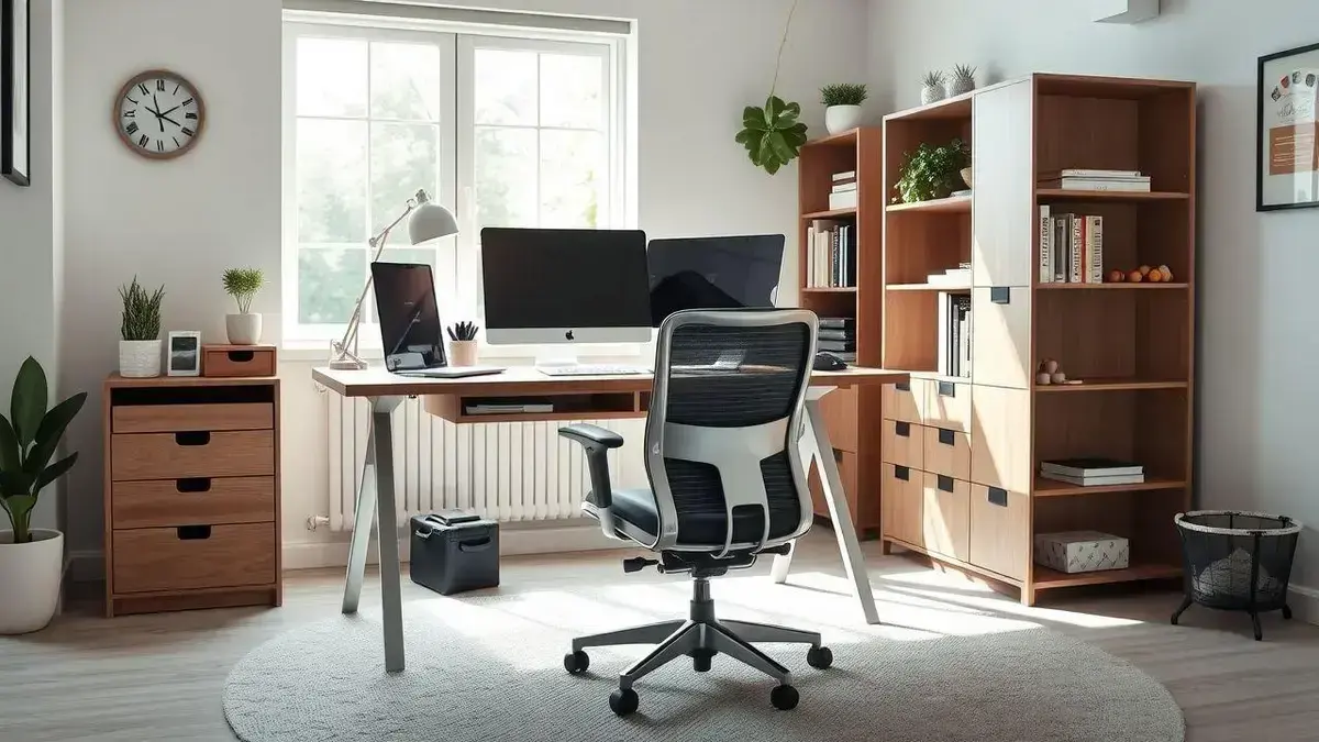 Dicas de organização para um espaço ergonômico