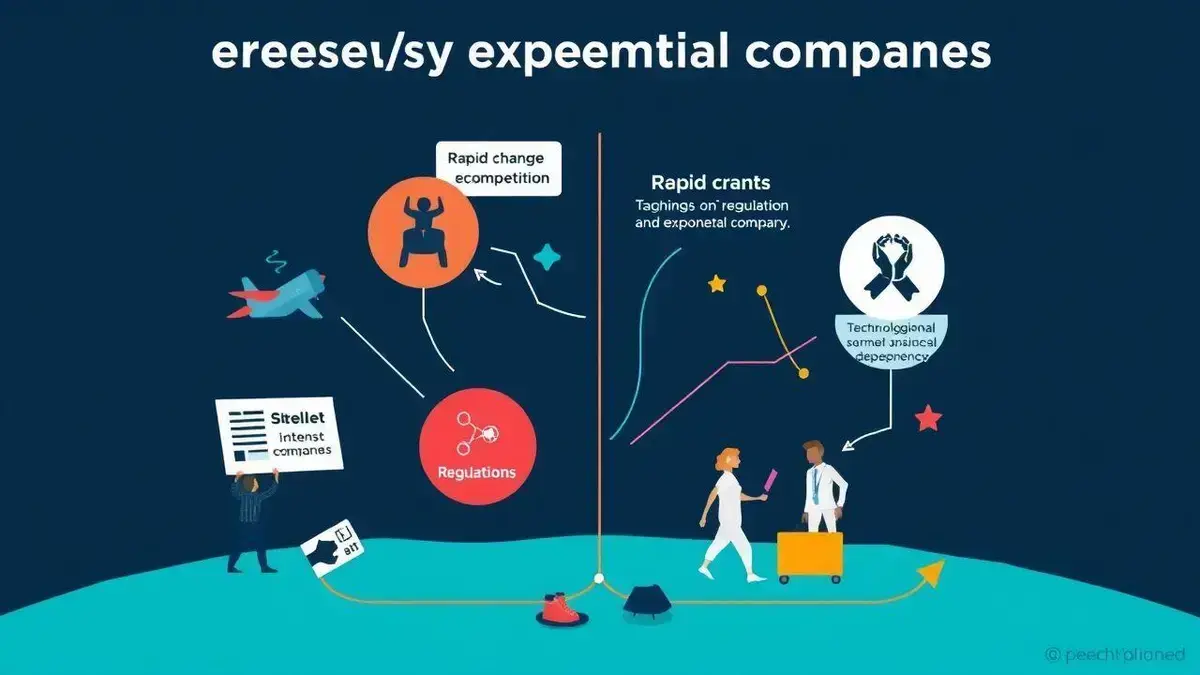 Desafios e riscos para empresas exponenciais Desafios e riscos para empresas exponenciais