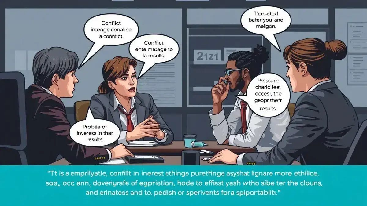 Desafios na ética no local de trabalho