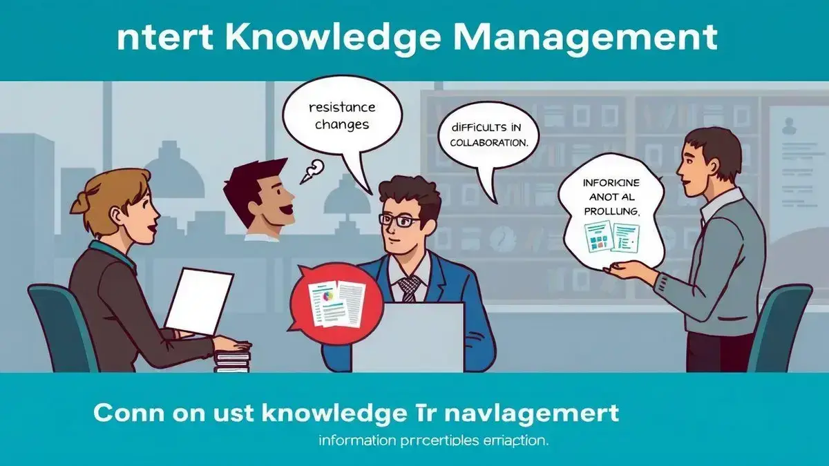 Desafios comuns na gestão de conhecimento