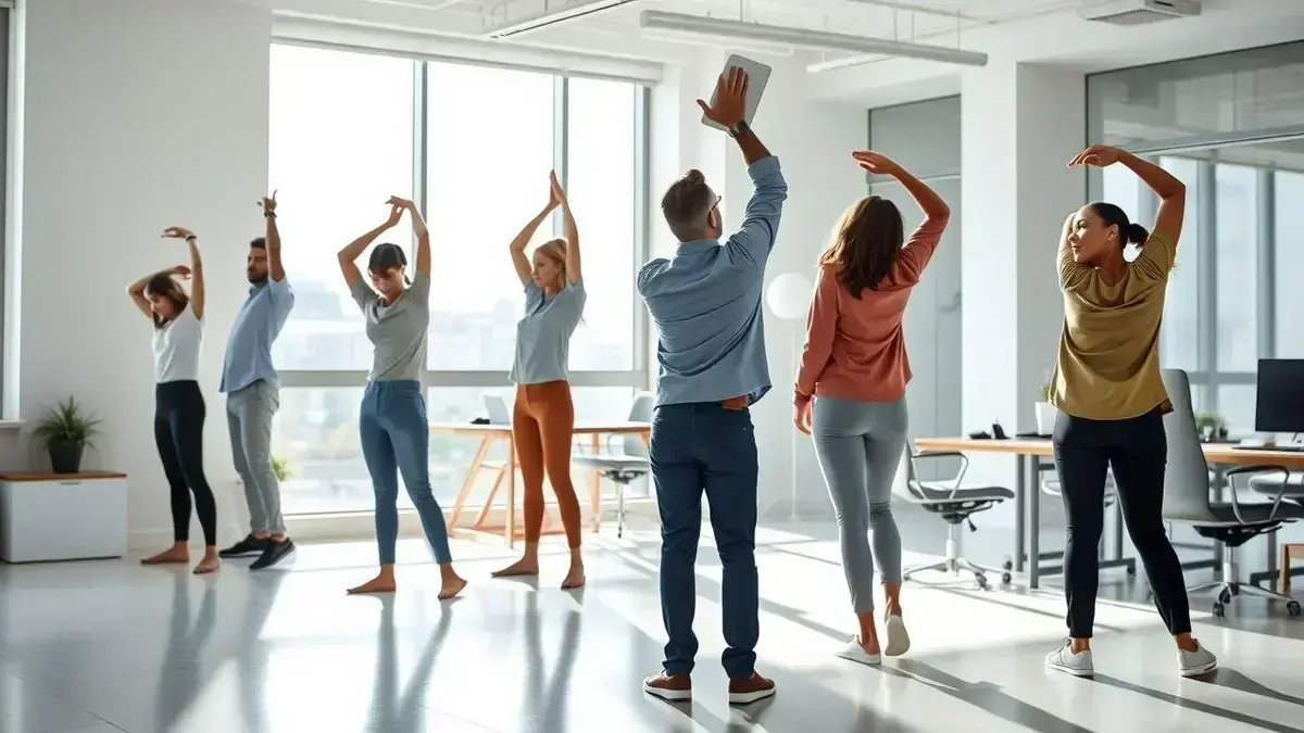 Exercícios simples de ginástica laboral para o dia a dia