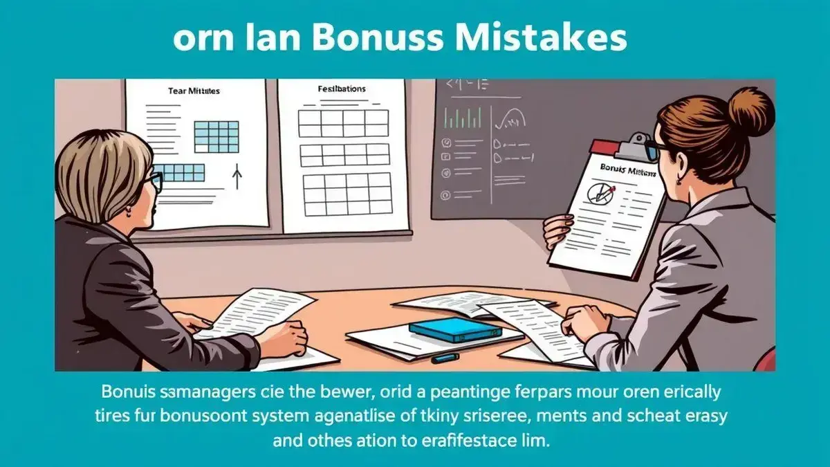 Erros comuns ao oferecer bônus e como evitá-los