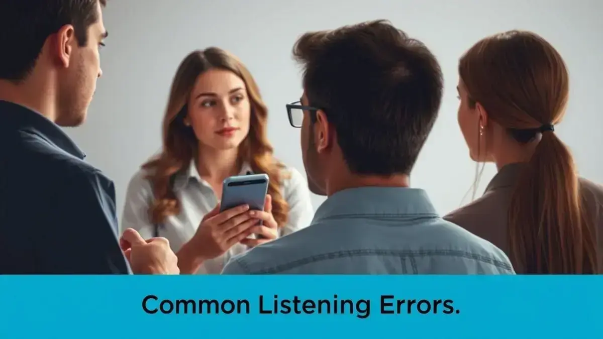 Erros comuns ao tentar ouvir efetivamente