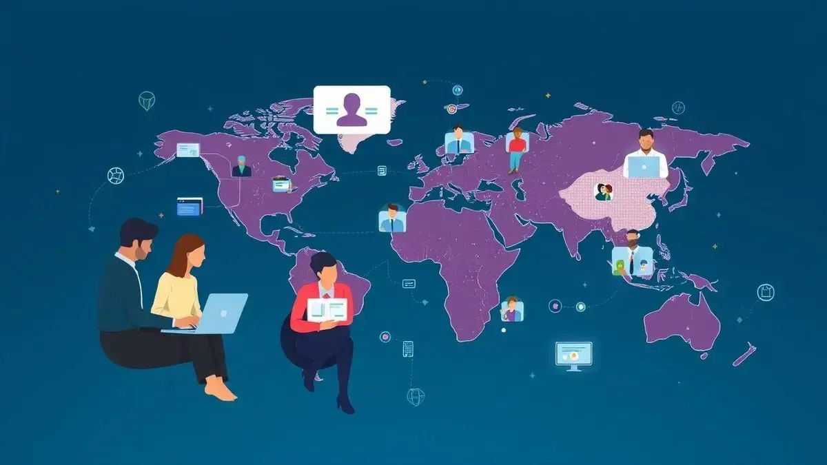 Impactos da globalização na troca de informações